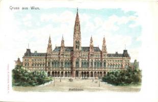 Vienna, Wien; Rathaus / town hall (b)