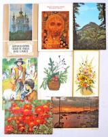 Kb. 200 db MODERN képeslap, sok üdvözlőlap és Római városképes lapok / Cca. 200 modern postcards, many greeting and Rome