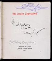 Preußen,Wilhelm von: Aus meinem Jagdtagebuch.
Stuttgart und Berlin, 1912. DVA Deutsche Verlags-Anst...