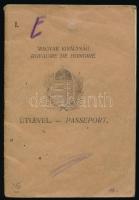 1926 Fényképes magyar útlevél számos bejegyzéssel