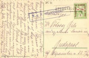 Árvaváralja, Oravsky Podzámok; Schloß Árva, vár, Steindl üzlete, kiadja Feitzinger Ede No. 247, &quo...