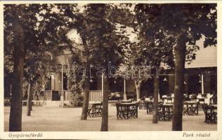 Gyopárosfürdő-parkrészlet