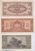 1946. Inflációs bankjegy tétel, benne: 1946. 10.000BP + 1946. 100.000BP + 1946. 1.000.000PB + 1946. ...