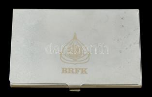 BRFK fém névjegykártyatartó, 10x6 cm