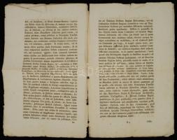 1785 II. József bányászattal kapcsolatos rendelete 14p. / 1785 Joseph II. order regarding mining