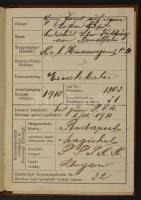 1911 Militärpass - Katonakönyv magyar huszárezredbeli katona részére