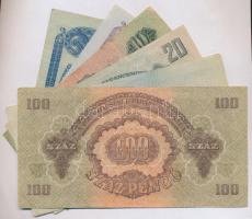 1944. "A Vöröshadsereg Parancsnoksága" pengő sor 1P nélkül: 2P + 5P + 10P + 20P + 50P + 10...