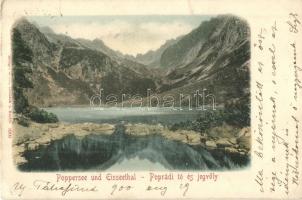 Tátra, Poprádi tó és Jégvölgy / lake, valley (EK)