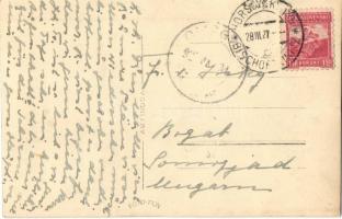 1927 Horsovsky Tin, Bischofteinitz; castle interior, photo