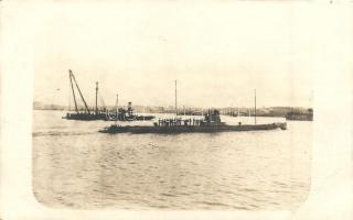 I. világháborús osztrák-magyar tengeralattjáró / WWI Austro-Hungarian Navy submarine, photo