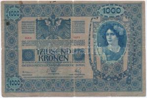 1902. 1000K piros "MAGYARORSZÁG" felülbélyegzéssel T:III- szakadások
Adamo K35B