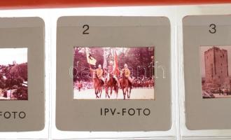 Veszprém megye látnivalói, 12 db színes dia, tokban, 5x5 cm