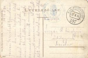 Brassó, Kronstadt, Brasov; " A M. Kir. 5. Honvéd Tábori Tarackos Ezred I. Osztag Gazdasági Hiva...