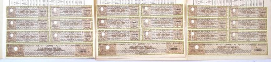 Budapest 1918. "Budapest Székesfőváros" kötelezvény 1000K-ról, magyar és német nyelven, sz...