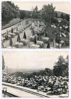 4 db MODERN képeslap; úttörővasút Budapesten / 4 modern postcards; Hungarian pioneer railway