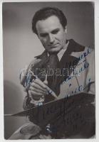 1966 Járay József(1913-1970) operaénekes tenor aláírása az őt ábrázoló fotón