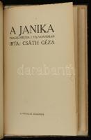 Csáth Géza három munkája egybekötve. Korabeli félvászon kötésben.
Csáth Géza: Muzsikusok. (Novellák...