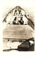 SMS Tegetthoff osztrák-magyar csatahajó felülről nézve / SMS Tegetthoff, K.u.K. Kriegsmarine battleship, photo