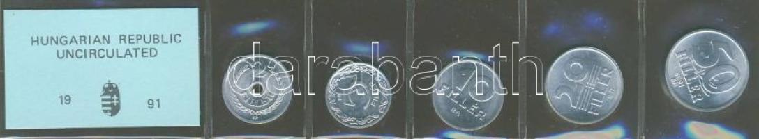 1991. 2f-50f 5klf db szettben T:1