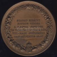 1847. "Sopron-Magyar Orvosok és Természetvizsgálók..." Br plakett szign.: Boehm T:2+