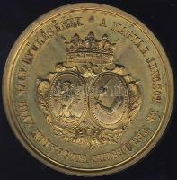 1875. "Előpatak-Magyar Orvosok és Természetvizsgálók..." aranyozott Br plakett szign.: Boe...