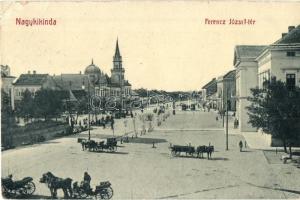 Nagykikinda, Kikinda; Ferenc József tér, törvényszék / main square, court, W. L. Bp. 2129 (EB)