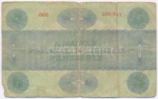 1919. 5K "Osztrák-Magyar Bank...", "001" sorozatszámmal T:III- szakadás
Adamo K...