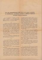 1941  Bárdossy László miniszterelnöki rendelete (2890/1941. M. E. sz.) az életbiztosítási szerződések körében a háborús haláleseti kockázat viselése tárgyában, 2 p.