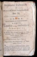 1822 Hasznos mulatságok. Első (52 szám) és második félesztendő (50 szám). (Hatodik, majd nem teljes ...