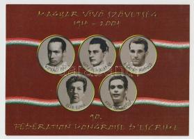2004 a Magyar Vívószövetség ajádék emléklapja, 251. sz. példány