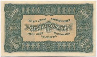 1923. 500K "Magyar Pénzjegynyomda Rt. Budapest" T:II- szép papír
Adamo K34