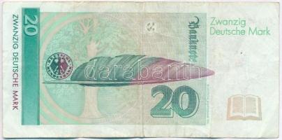 Németország 1993. 20M T:III
Germany 1993. 20 Mark C:F
Krause 39.b