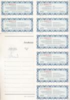 Veszprém 1998. "Csopak Szövetkezeti Részvénytársaság" törzsrészvénye 1000Ft-ról, magyar és...