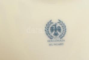 Hollóházi szatmári szilva porcelán butykos, matricás, jelzett, kis kopásnyomokkal, m: 24 cm