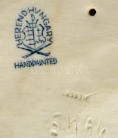 Herendi táncoló juhász, kézzel festett, jelzett, hibátlan, m:28 cm