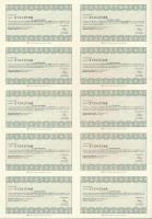 Pécs 1998. "Pécsi Erőmű Részvénytársaság" részvénye 10.000Ft-ról, teljes szelvényívvel T:I...