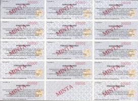 Budapest 1994. "Línea 5 kereskedelmi és Szolgáltató Kft. Línea 2" kötvénye 100.000Ft-ról, ...