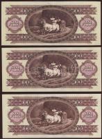 1992. 100Ft T:I(4x) T:II+ csak egyszer hajtott(1x)