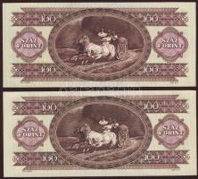 1992. 100Ft T:I(4x) T:II+ csak egyszer hajtott(1x)