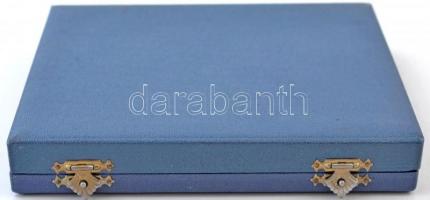 Madarassy Walter (1909-1994) 1973. "Budapest 1873-1973" Centenáriumi Br plakett dísztokban...