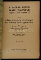 Dr. Rosenberg László: A diétás beteg szakácskönyve.  Változatos étrendek. V. kötet. A lázas betegség...