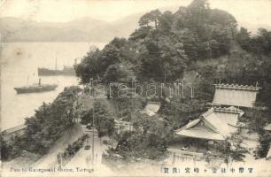 Tsugura, Pass to Kanegasaki Shrine, steamships (EK)
