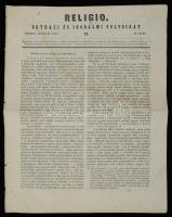 1854 a Religio egyházi és irodalmi folyóirat 2. félév 12. lapszáma