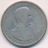 1930. 5P Ag "Horthy jobbra" T:2-,3 ph. Adamo P8