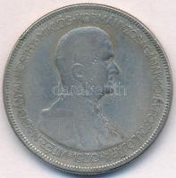 1930. 5P Ag "Horthy jobbra" T:2-,3 ph., ü., kis patina Adamo P8