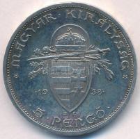 1938. 5P Ag "Szent István" T:2 kis ph