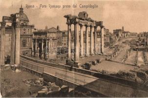 Rome, Roma; Foro Romano preso dal Campidoglio (fa)
