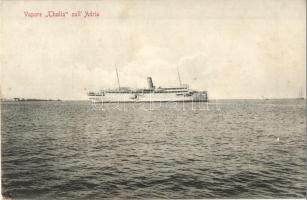 Vapore Thalia sull Adria / SS Adria steamship, Österreichischer Lloyd (EK)