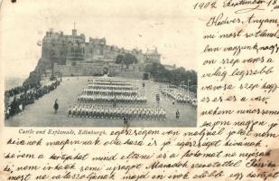 Edinburgh, Castle and Esplanade, Scottish regiment, WWI military force (fl)