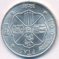 Spanyolország 1966. 100P Ag "Caudillo" T:2 apró ph.
Spain 1966. 100 Pesetas Ag "Caud...